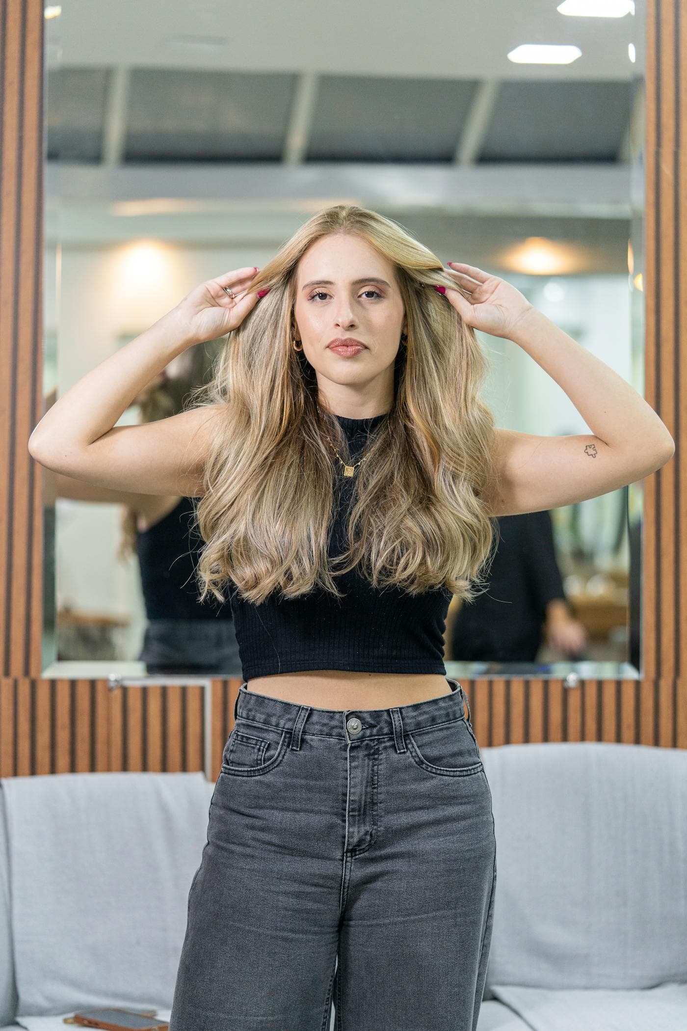 Balayage, blond a tónování
