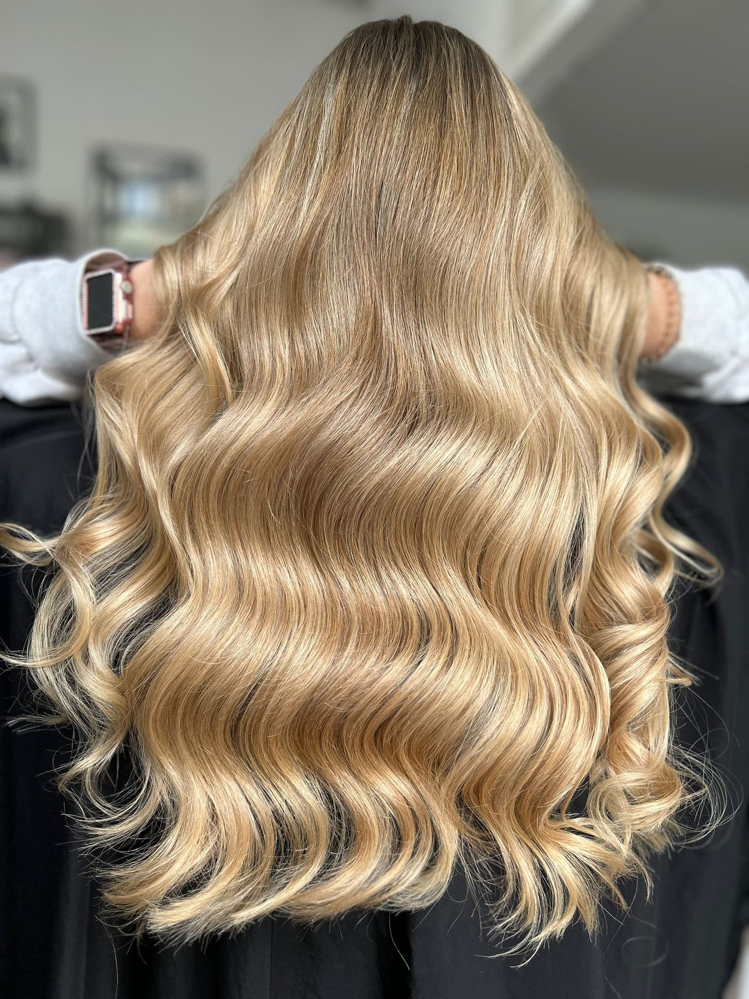 Blond vlasy po salonní péči