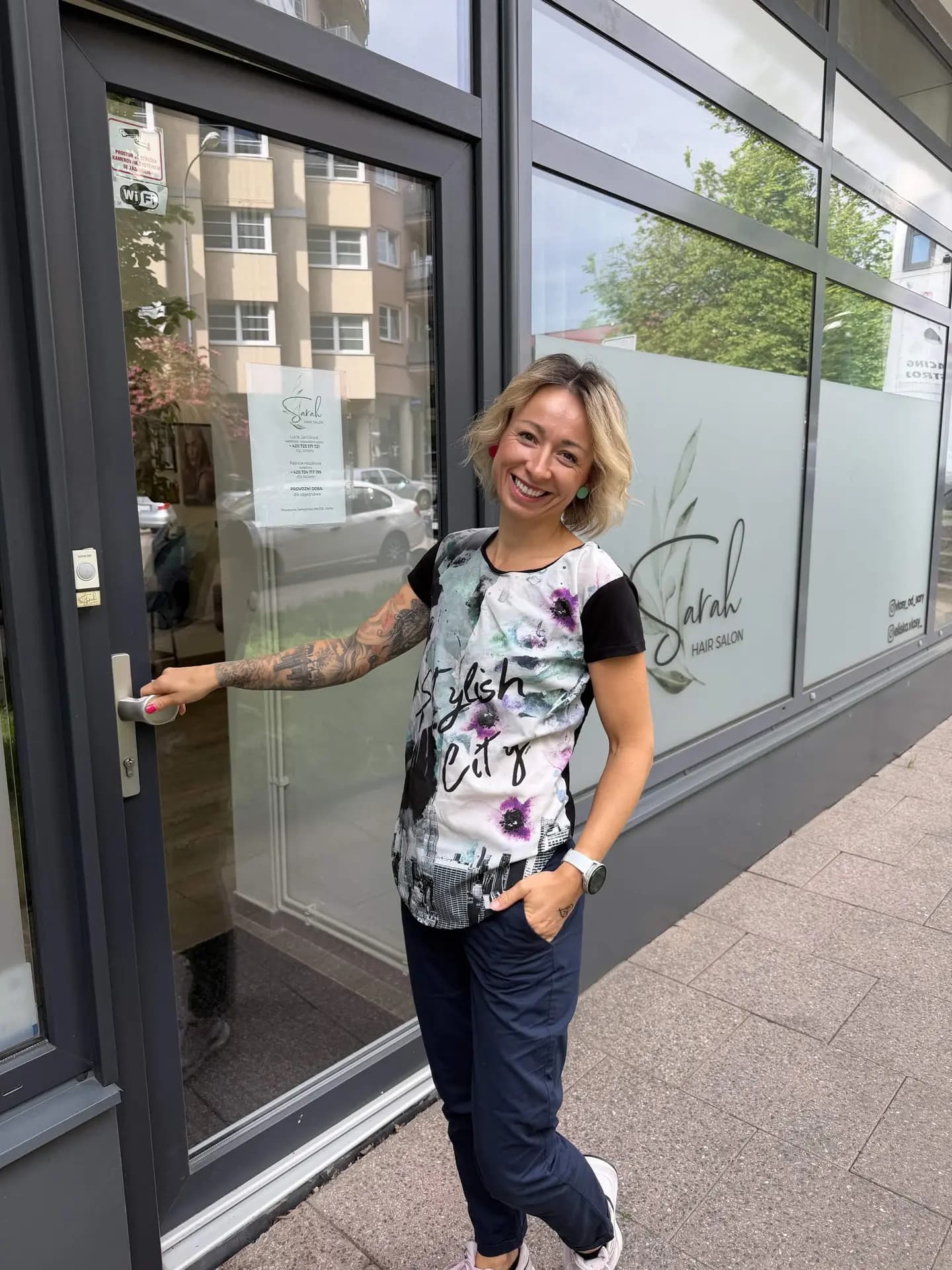Lucie Janíčková — kadeřnice v Sarah Hair Salon v Liberci